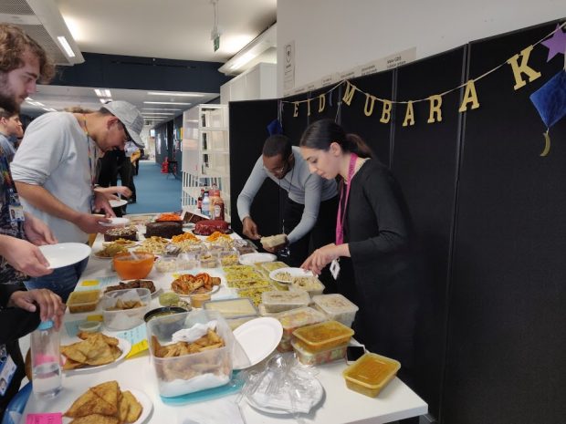 Eid celebrations last year at GDS with lots of food