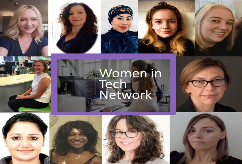 Image of some of the members of the Women In Technology network