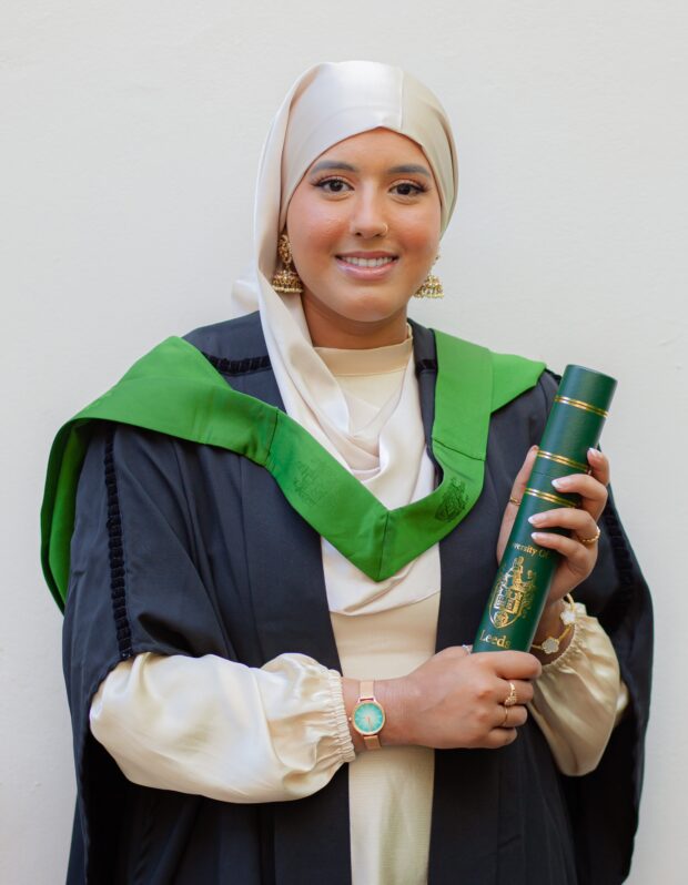 Image of Haleema at her graduation